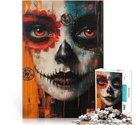 Rompecabezas para Adolescentes 1000 Piezas Los Muertos Girl Matar el Tiempo en Vacaciones en casa Regalo de cumpleaños 38x26cm