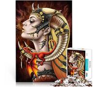Rompecabezas para Adolescentes 1000 Piezas Madre de Dragones Juego desafiante y Juego Familiar Juego Educativo para cumpleaños y Navidad. 38x26cm