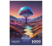 Rompecabezas para Adolescentes 1000 Piezas Magical River Tree Bubble Rompecabezas para Adultos Juegos Relajantes Regalo De Cumpleaños para Cumpleaños, Navidad 70x50cm/1000pcs