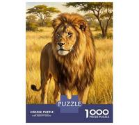 Rompecabezas Para Adolescentes 1000 Piezas Majestic Lion in African Savannah Poster, Picture, Metal Print, Paint by Tesiga Rompecabezas Para Adultos Juegos Relajantes Análisis Y Lógica Para Cumpleaños