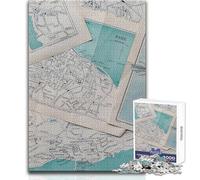 Rompecabezas para Adolescentes, 1000 Piezas, mapas, póster, diversión Familiar, Noche de Juegos, Aprendizaje, Regalo Educativo, cumpleaños, tamaño 38x52cm