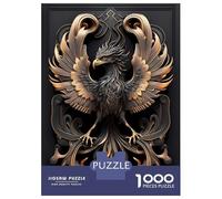 Rompecabezas para Adolescentes 1000 Piezas Mighty Golden Phoenix Rompecabezas para Adultos Juegos Familiares Análisis Y Lógica para Cumpleaños, Navidad 52x38cm/1000pcs