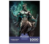 Rompecabezas para Adolescentes 1000 Piezas Mighty Zeus Rompecabezas para Adultos Juegos Familiares Análisis Y Lógica para Cumpleaños, Navidad 52x38cm/1000pcs