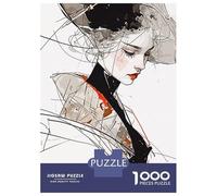 Rompecabezas para Adolescentes 1000 Piezas Modern Geisha Rompecabezas para Adultos Juguete Decoración De Pared Corte De Precisión Ayuda A Ejercitar El Cerebro 70x50cm/1000pcs