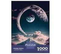 Rompecabezas para Adolescentes 1000 Piezas Moonlight in Japanese Rompecabezas para Adultos Juguete Decoración De Pared Corte De Precisión Ayuda A Ejercitar El Cerebro 52x38cm/1000pcs