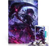 Rompecabezas para Adolescentes 1000 Piezas Muerte de Chica de Anime Demonio Juegos educativos Interacción Entre Padres e Hijos 38x26cm