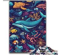 Rompecabezas para Adolescentes, 1000 Piezas, Mundo Marino, desafío difícil, antiestrés, decoración única para el hogar y Regalos, 38x52cm