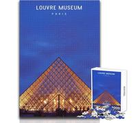 Rompecabezas para Adolescentes, 1000 Piezas, Museo del Louvre, diversión Familiar, Noche de Juegos, Aprendizaje, Regalo Educativo, cumpleaños, tamaño 38x52cm