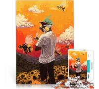 Rompecabezas para Adolescentes 1000 Piezas Música de Rapero Flower Boy Análisis y lógica Cada Pieza es única: un desafiante y Divertido Juego Familiar 38x26cm