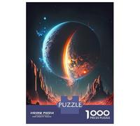 Rompecabezas para Adolescentes 1000 Piezas Mystical Dawn Oasis Rompecabezas para Adultos Juegos Divertidos Análisis Y Lógica Regalos Y Cumpleaños Únicos 70x50cm/1000pcs