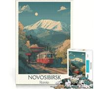 Rompecabezas para Adolescentes, 1000 Piezas, Novosibirsk, Rusia, Juegos relajantes, interacción Entre Padres e Hijos, Regalos de cumpleaños 38x52cm