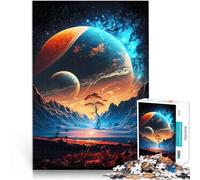 Rompecabezas para Adolescentes 1000 Piezas Nuevo Universo Tierra Cosmos Acertijo para Cada Pieza es única: un desafiante y Divertido Juego Familiar 38x26cm