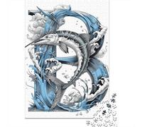 Rompecabezas para Adolescentes 1000 Piezas Ocean Life Art Print-10 Rompecabezas para Adolescentes Juegos Relajantes Decoración Interacción Entre Padres E Hijos 52x38cm/1000pcs