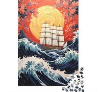 Rompecabezas para Adolescentes 1000 Piezas Ocean Wave Adventure -1 Rompecabezas para Adolescentes Juegos Relajantes Decoración Interacción Entre Padres E Hijos 38x26cm/1000pcs