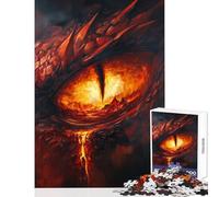 Rompecabezas para Adolescentes 1000 Piezas Ojo de Dragón del Sur Juguete para decoración de Pared Obra de Arte Regalo Juego Familiar interacción Entre Padres e Hijos tamaño 38x52cm