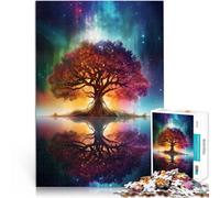 Rompecabezas para Adolescentes 1000 Piezas Paisaje de fantasía Espacial Juego práctico Actividades Divertidas en casa, Regalos de cumpleaños, Regalos de Viaje, 38x26cm