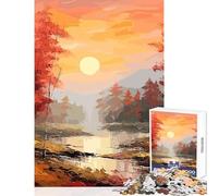 Rompecabezas para Adolescentes 1000 Piezas Paisaje Natural Arte Juguete decoración de Pared Regalos de Amigo Secreto Juegos Divertidos Actividades para Disfrutar en casa tamaño 50x75cm
