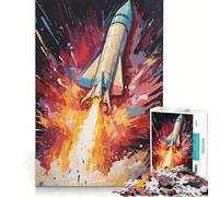 Rompecabezas para Adolescentes 1000 Piezas para Explorar sin límites Juegos relajantes interacción Entre Padres e Hijos Regalos de cumpleaños 38x52cm