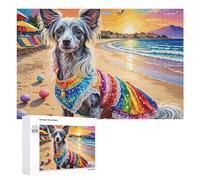 Rompecabezas para adolescentes, 1000 piezas para fiesta en la playa, rompecabezas para adultos, juguetes antiestrés, arte de pared, interacción entre padres e hijos, 1000 piezas