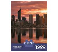 Rompecabezas para Adolescentes 1000 Piezas Perth Australia Rompecabezas para Adultos Juegos Relajantes Regalo De Cumpleaños para Cumpleaños, Navidad 52x38cm/1000pcs