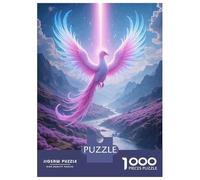 Rompecabezas para Adolescentes 1000 Piezas Phoenix Rising Lavender Valley Rompecabezas para Adultos Juguete Decoración De Pared Corte De Precisión Ayuda A Ejercitar El Cerebro 38x26cm/1000pcs