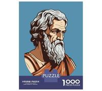 Rompecabezas para Adolescentes 1000 Piezas Plato Greek Philosopher Rompecabezas para Adultos Juegos Divertidos Análisis Y Lógica Regalos Y Cumpleaños Únicos 38x26cm/1000pcs