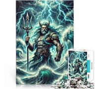 Rompecabezas para Adolescentes 1000 Piezas Poseidón Juego Familiar para aliviar el estrés: desafío difícil Mejorar la Memoria 52x38cm