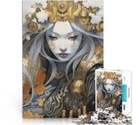 Rompecabezas para Adolescentes 1000 Piezas Princesa de Las Nieves Yukihime Juguetes de Juego desafiantes Ideas de Regalos 52x38cm