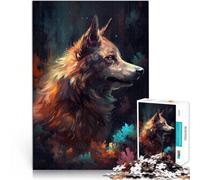 Rompecabezas para Adolescentes 1000 Piezas Querido Perro Malamute de Alaska Juguetes de Bricolaje Cumpleaños 52x38cm