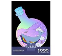 Rompecabezas para Adolescentes 1000 Piezas Rainbow Whale In Potion Rompecabezas para Adultos Juego De Ingenio Difícil Difícil Regalos para Reducir El Estrés 70x50cm/1000pcs