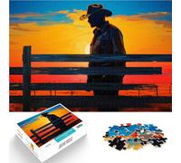 Rompecabezas para Adolescentes 1000 Piezas Ranchero Desafiante de completar, Pero Divertido y Gracioso. Mejorar el Amor Entre Parejas 52x38cm