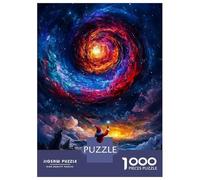 Rompecabezas para Adolescentes 1000 Piezas Santa and The Cosmic Spiral Rompecabezas para Adultos Juguetes Antiestrés Patrón De Montaje Oferta como Regalo para Toda La Familia 38x26cm/1000pcs