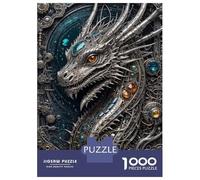 Rompecabezas para Adolescentes 1000 Piezas Steampunk Galactic Dragon Rompecabezas para Adultos Juegos Familiares Análisis Y Lógica para Cumpleaños, Navidad 70x50cm/1000pcs