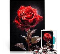 Rompecabezas para Adolescentes 1000 Piezas Susurros de una Rosa Juguete Educativo de Aprendizaje Decoración artística del hogar 38x26cm