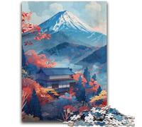 Rompecabezas para Adolescentes, 1000 Piezas, Templo japonés, Juego desafiante y Familiar, Regalo de Amigo Secreto, 26x38cm