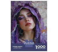 Rompecabezas para Adolescentes 1000 Piezas The Violet Woman Rompecabezas para Adultos Juguetes Antiestrés Patrón De Montaje Oferta como Regalo para Toda La Familia 52x38cm/1000pcs
