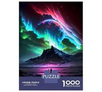 Rompecabezas para Adolescentes 1000 Piezas UFO Alien Abduction Rompecabezas para Adultos Juguetes Antiestrés Patrón De Montaje Oferta como Regalo para Toda La Familia 52x38cm/1000pcs