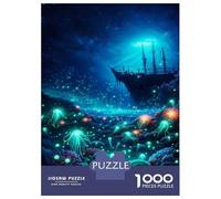 Rompecabezas para Adolescentes 1000 Piezas Underwater Fantasy Scene Rompecabezas para Adultos Juegos Divertidos Decoración Interacción Entre Padres E Hijos 52x38cm/1000pcs