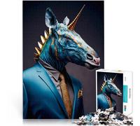 Rompecabezas para Adolescentes 1000 Piezas Unicornio Ayuda al Cerebro a ejercitar Juguetes adictivos para Cultivar la Paciencia. Buen Regalo 52x38cm