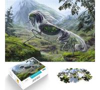 Rompecabezas para Adolescentes 1000 Piezas Unicornio Esqueleto Desafío difícil para aliviar el estrés para la decoración del hogar 50x70cm
