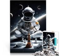 Rompecabezas para Adolescentes 1000 Piezas Universo del ajedrez Juguetes de Juego para Regalo Familiar Regalos de Amigo Secreto 75x50cm