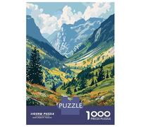 Rompecabezas para Adolescentes 1000 Piezas Vanoise National Park France Landscape Art Rompecabezas para Adultos Juegos Relajantes Regalo De Cumpleaños para Cumpleaños, Navidad 38x26cm/1000pcs