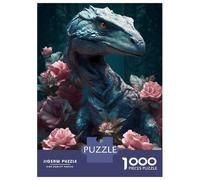 Rompecabezas para Adolescentes 1000 Piezas Velociraptor Fantasia Rompecabezas para Adultos Juegos De Relajación Corte De Precisión Oferta como Regalo para Toda La Familia 52x38cm/1000pcs