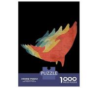 Rompecabezas para Adolescentes 1000 Piezas Whale Retro Vintage Color Rompecabezas para Adultos Juegos De Relajación Corte De Precisión Oferta como Regalo para Toda La Familia 52x38cm/1000pcs