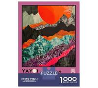 Rompecabezas Para Adolescentes 1000 Piezas Yayoi Kusama Landscape Art Exhibition Poster Rompecabezas Para Adultos Juguetes Antiestrés Patrón De Montaje Oferta Como Regalo Para Toda La Familia 70x50cm/
