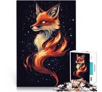 Rompecabezas para Adolescentes 1000 Piezas Zorro Misterioso estético Juegos educativos Actividades Divertidas en casa, Regalos de cumpleaños, Regalos de Viaje, 75x50cm