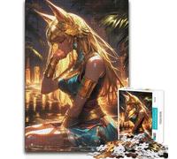 Rompecabezas para Adolescentes 1000 Princesas egipcias en el Agua, Pero Divertido y Divertido Regalo de cumpleaños para Mayores de 14 años 38x26cm