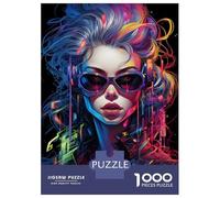 Rompecabezas para Adolescentes 1000 Punk Girl No11 Rompecabezas para Adultos Juego Práctico Patrón De Ensamblaje Oferta como Regalos para Toda La Familia 38x26cm/1000pcs