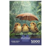 Rompecabezas para Adolescentes 1000 Rainy Day Birds -2 Rompecabezas para Adultos Juguete Decoración De Pared Alivia El Estrés Ayuda A Ejercitar El Cerebro 52x38cm/1000pcs