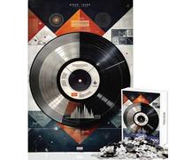 Rompecabezas para Adolescentes 1000 ritmos Musicales Retro Juguete Educativo Grandes Regalos y Juguetes Juegos Divertidos colección de Artistas Bellas Artes tamaño 38x52cm